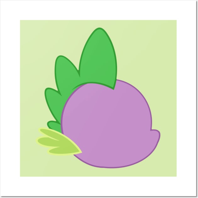 My little Pony - Spike Cutie Mark Special V3 Wall Art by ariados4711